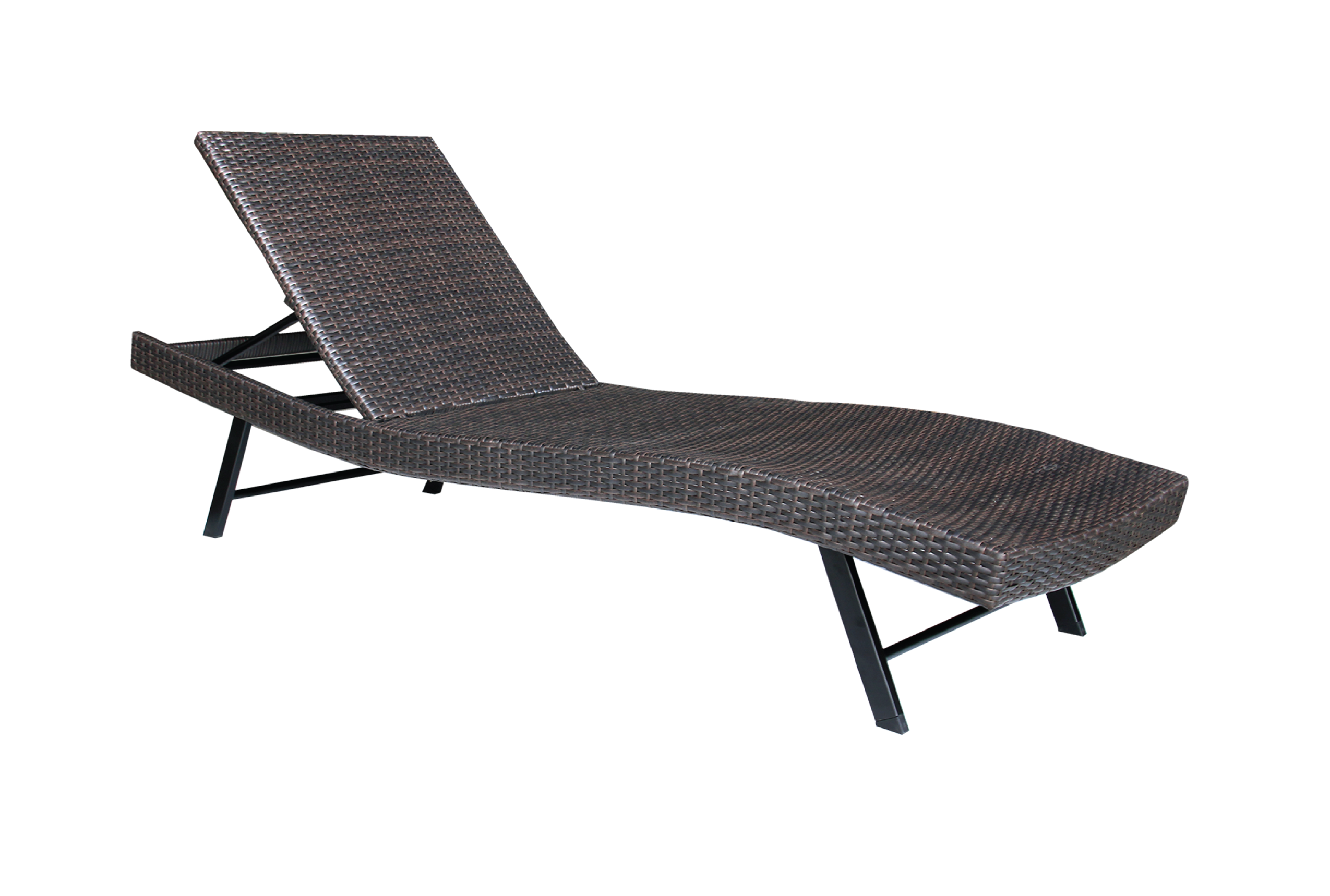 Albert Single Foldable & Adjustable Patio Chaise Lounge