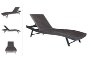 Albert Single Foldable & Adjustable Patio Chaise Lounge