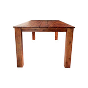 Otago Wood Dining Table - Brown - Aleefurnishing