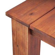 Otago Wood Dining Table - Brown - Aleefurnishing