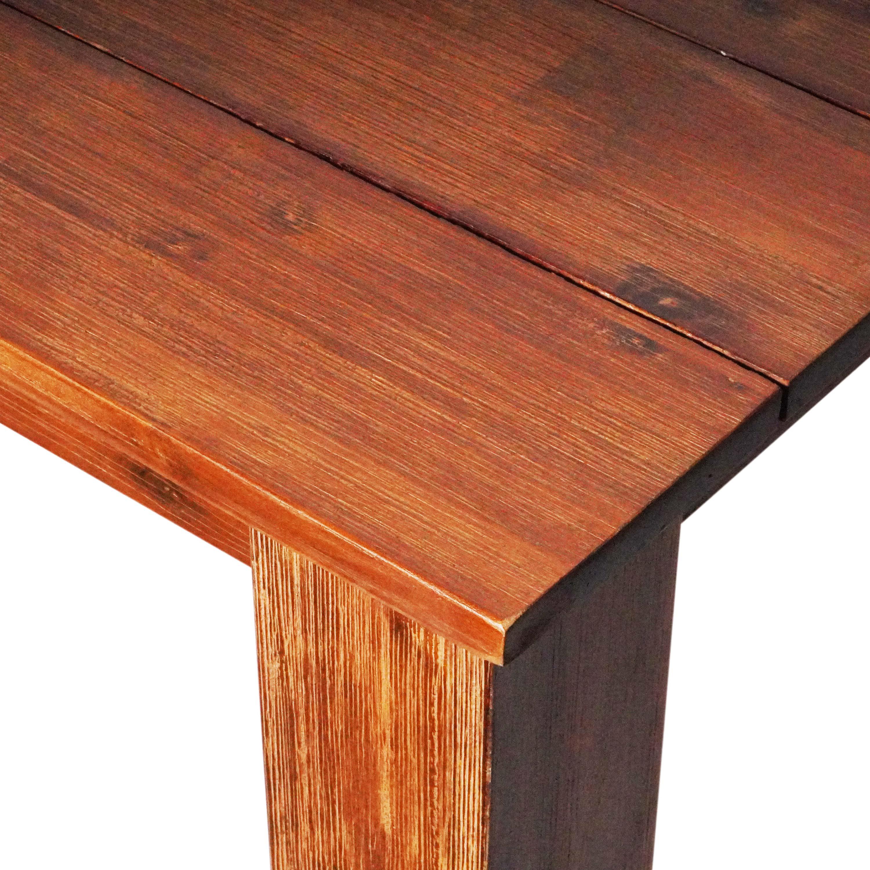 Otago Wood Dining Table - Brown - Aleefurnishing