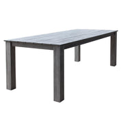 Otago Wood Dining Table - Grey - Aleefurnishing