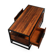 Fortezza Wooden Coffee Table - Aleefurnishing