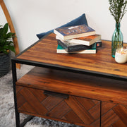 Fortezza Wooden Coffee Table - Aleefurnishing