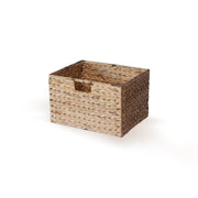 Brae water hyacinth Wood Storage Stool - light Brown - Aleefurnishing