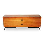 Antico Brown Wooden TV Cabinet - Aleefurnishing