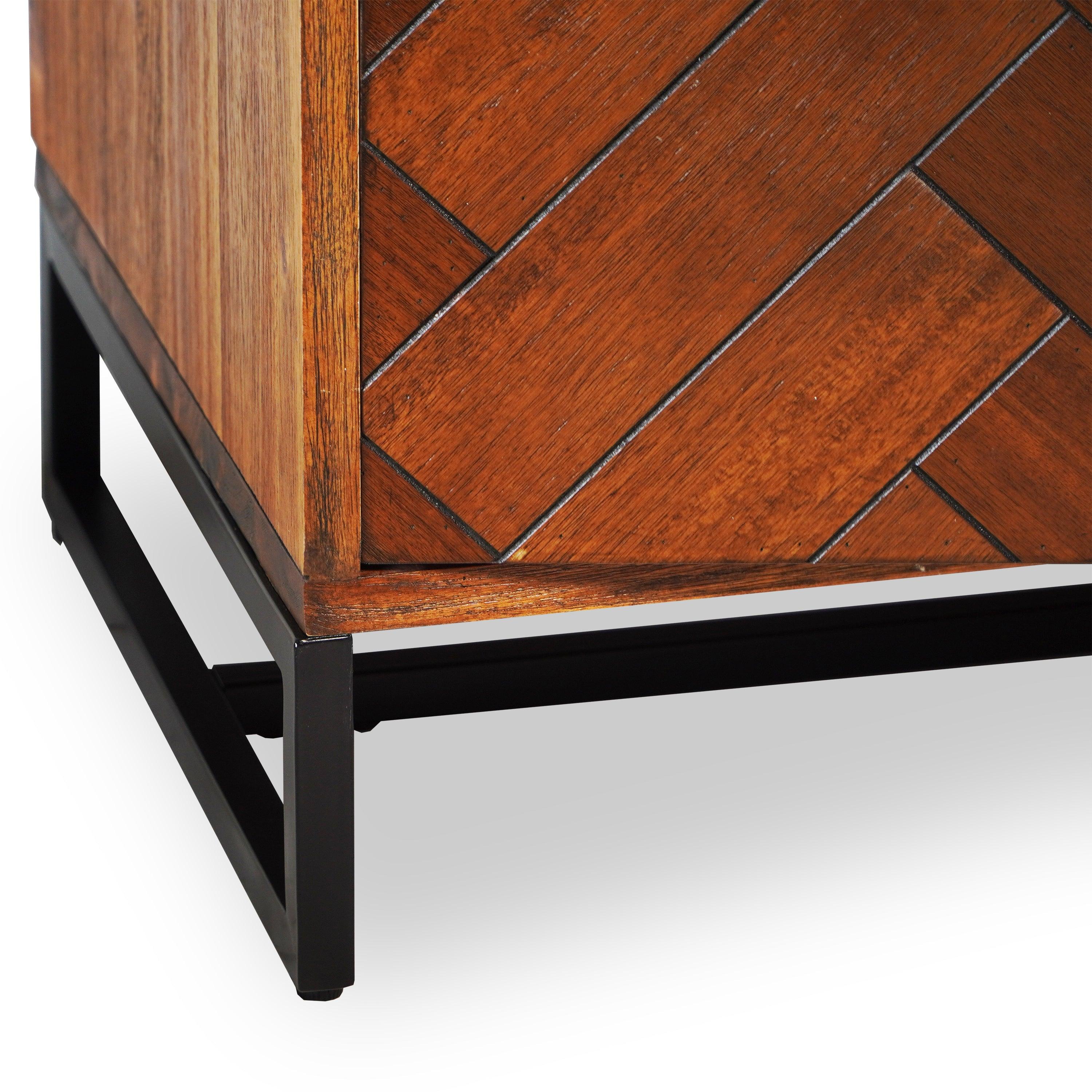 Antico Brown Wooden TV Cabinet - Aleefurnishing