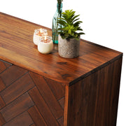 Antico Brown Wooden TV Cabinet - Aleefurnishing