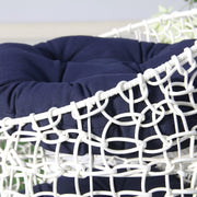 Venezia Cat Hut with Dark Blue Cushion - Aleefurnishing