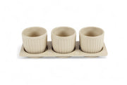 Erba Ceramic Planter Set with Disk